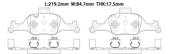 खरीदें 34106888482 बीएमडब्ल्यू ब्रेक पैड online manufacture
